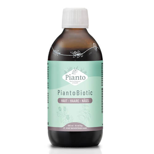 Pianto Biotic Haut, Haare, Nägel mit Klettenwurzelextrakt und Eisenkrautextrakt zum Schutz und Reinigung der Haut