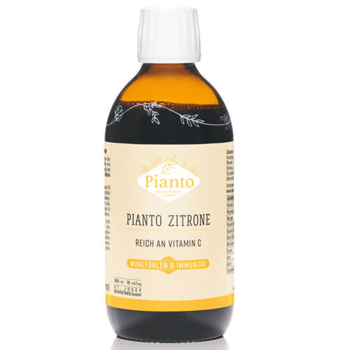 Pianto Zitrone_fermentierte Rote Rüben Extrakt mit Magnesium und Vitamin C