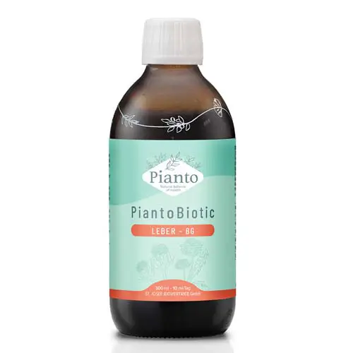Pianto Biotic Leber mit Artischoke, Mariendistel und Löwenszahn zur Stärkung und Entgiftung der Leber und der Gallengänge
