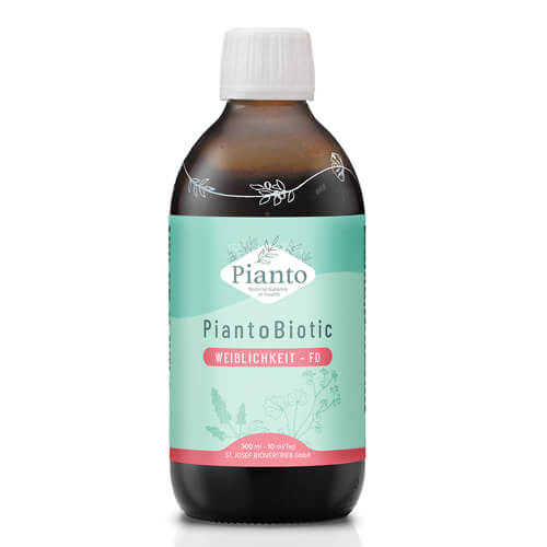 Pianto Biotic Weiblichkeit - FD mit Eisenkraut, Artischocke, Weihrauch, Frauenmantel, Mönchspfeffer zur Regulierung des Menstruationszykluses