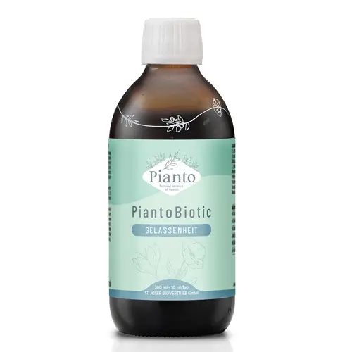 Pianto Biotic Gelassenheit mit Ginseng, Mohnblütenblätter und Safran zum Abbau von Spannungen und Nervosität