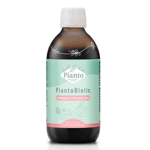 Pianto Biotic Hormonaler Metabolismus mit Rotklee, Chinesische Engelwurz und Salbei zur Unterstützung der Regulierung der hormonellen Aktivität