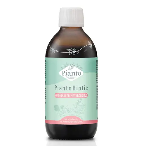 Pianto Biotic Hormonaler Metabolismus mit Rotklee, Chinesische Engelwurz und Salbei zur Unterstützung der Regulierung der hormonellen Aktivität