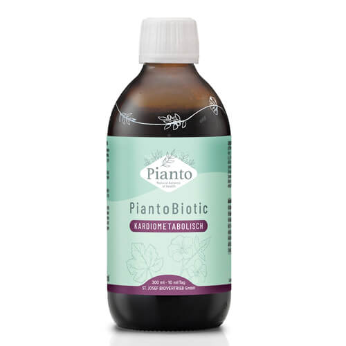 PIanto Biotic Kardiometabolisch mit Hibiskus, rote Weinrebe, Engelwurz und Artischocke