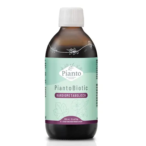PIanto Biotic Kardiometabolisch mit Hibiskus, rote Weinrebe, Engelwurz und Artischocke