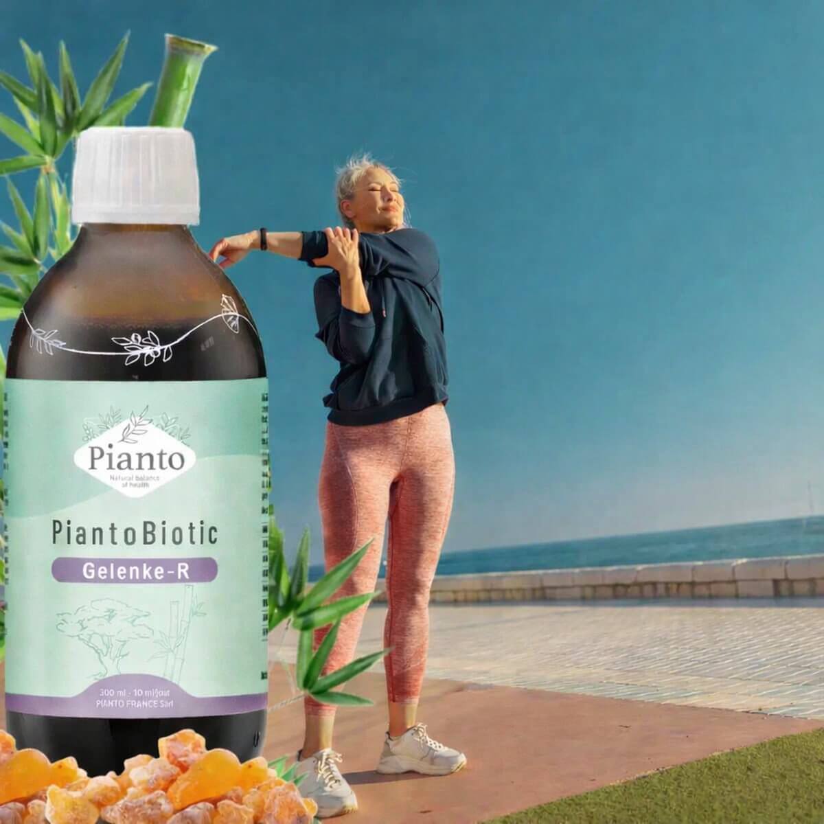 Pianto Biotic Gelenke mit Weihrauch, Bambus und Mädesuß zur Stärkung der Gelenke und Muskeln Pianto Biotic Gelenke - R