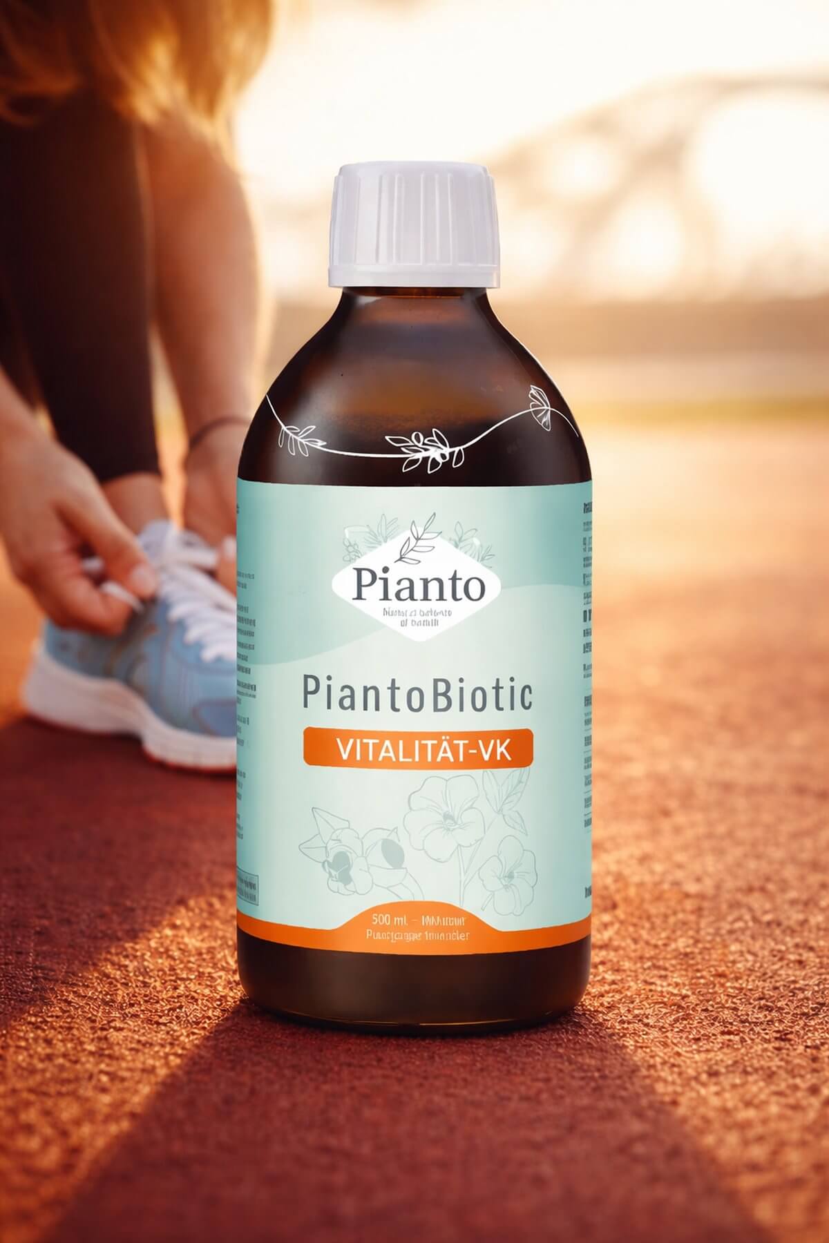 Pianto Biotic Vitalität mit Ginseng, Guarana und Hibiskus für mehr Energie